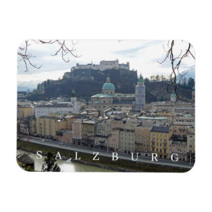 Magnet Flexible Aimant frigo vue panoramique Salzbourg