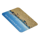 Magnet Flexible Aimant frigo vue plage de Bournemouth (Côté Droit)