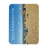 Magnet Flexible Aimant frigo vue plage de Bournemouth (Vertical)