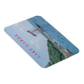 Magnet Flexible Aimant frigo vue port de Garda (Côté Droit)