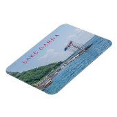 Magnet Flexible Aimant frigo vue port de Garda (Côté Gauche)