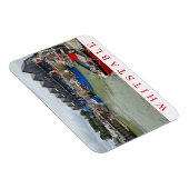 Magnet Flexible Aimant frigo vue port Whitstable (Côté Droit)