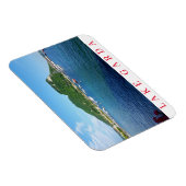 Magnet Flexible Aimant frigo vue sur le lac de Garde Rock (Côté Droit)