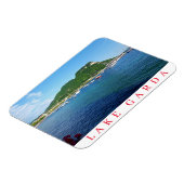 Magnet Flexible Aimant frigo vue sur le lac de Garde Rock (Côté Gauche)