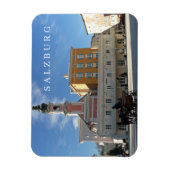 Magnet Flexible Aimant frigo vue sur l'église de Salzbourg (Vertical)