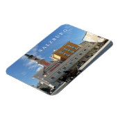 Magnet Flexible Aimant frigo vue sur l'église de Salzbourg (Côté Gauche)