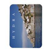 Magnet Flexible Aimant frigo vue sur l'île d'Hydra (Vertical)