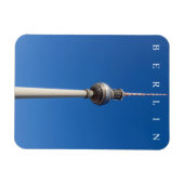 Magnet Flexible Aimant frigo vue tour Berlin TV (Horizontal)