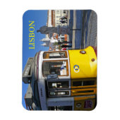 Magnet Flexible Aimant frigo vue tram Lisbonne (Vertical)