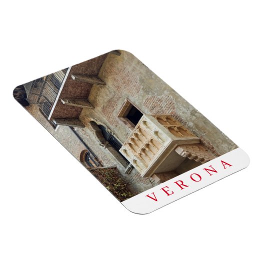 Magnet Flexible Aimant frigo vue Verona Juliet Balcon (Côté Droit)