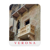 Magnet Flexible Aimant frigo vue Verona Juliet Balcon (Vertical)