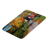 Magnet Flexible Aimant frigorifique - Automne au pont couvert (Côté Gauche)