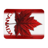 Magnet Flexible Aimant frigorifique Canada Aimant Feuille d'érable (Horizontal)