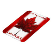 Magnet Flexible Aimant frigorifique Canada Drapeau Personnalisé Ca (Côté Gauche)