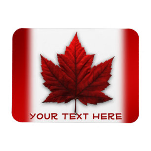 Magnet Flexible Aimant frigorifique Canada Drapeau Personnalisé Ca