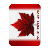 Magnet Flexible Aimant frigorifique Canada Drapeau Personnalisé Ca (Vertical)