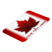 Magnet Flexible Aimant frigorifique Canada Drapeau Personnalisé Ca (Côté Gauche)