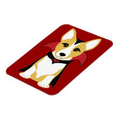 Magnet Flexible Aimant frigorifique Corgi Vampire (Côté Gauche)