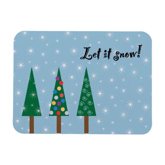 Magnet Flexible Aimant frigorifique hiver (Horizontal)