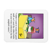 Magnet Flexible Aimant frigorifique pour Humour à vin (Horizontal)