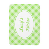 Magnet Flexible Aimant Gingham Personnalisé (Vertical)