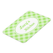 Magnet Flexible Aimant Gingham Personnalisé (Côté Gauche)