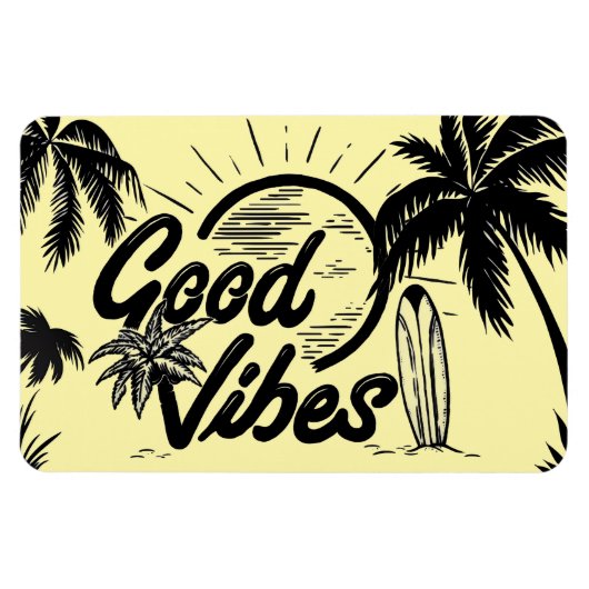 Magnet Flexible Aimant "Good Vibes" (Horizontal)