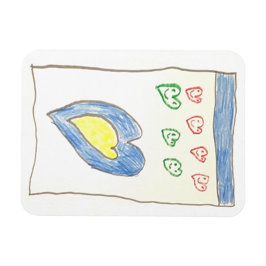 Magnet Flexible Aimant Heart Box (Horizontal)