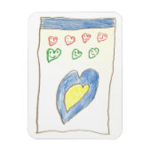 Magnet Flexible Aimant Heart Box (Vertical)