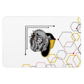 Magnet Flexible Aimant hexagone-Pitti flexible (Horizontal)