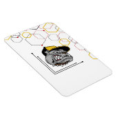 Magnet Flexible Aimant hexagone-Pitti flexible (Côté Droit)