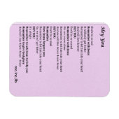 Magnet Flexible aimant ,"Hey you" (Horizontal)