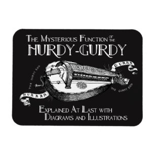 Magnet Flexible Aimant Hurdy-Gurdy