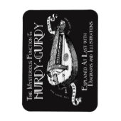 Magnet Flexible Aimant Hurdy-Gurdy (Vertical)