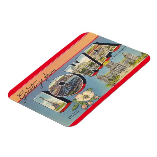 Magnet Flexible Aimant Iowa (Côté Gauche)