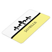 Magnet Flexible Aimant Jaune Fleur De Lis Flexi (Côté Gauche)
