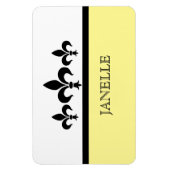 Magnet Flexible Aimant Jaune Fleur De Lis Flexi (Vertical)