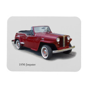 Magnet Flexible Aimant Jeepster 1950