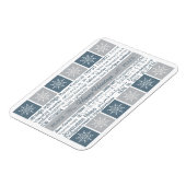 Magnet Flexible aimant Joyeux Vacances multilingue (Côté Gauche)