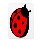 Magnet Flexible Aimant Lady Bug 3"x4" (Vertical)