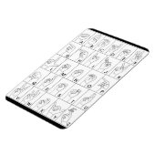 Magnet Flexible Aimant LANGUE DU SIGNE (Côté Gauche)