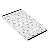 Magnet Flexible Aimant LANGUE DU SIGNE (Côté Droit)