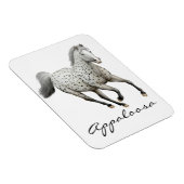 Magnet Flexible Aimant Leopard Appaloosa Cheval à galop (Côté Droit)