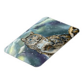 Magnet Flexible Aimant Léopard des neiges (Côté Gauche)