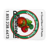 Magnet Flexible Aimant Logo Pastacelli (Horizontal)