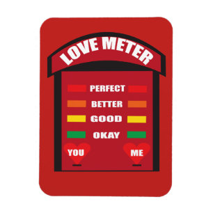 Magnet Flexible aimant "Love Meter"