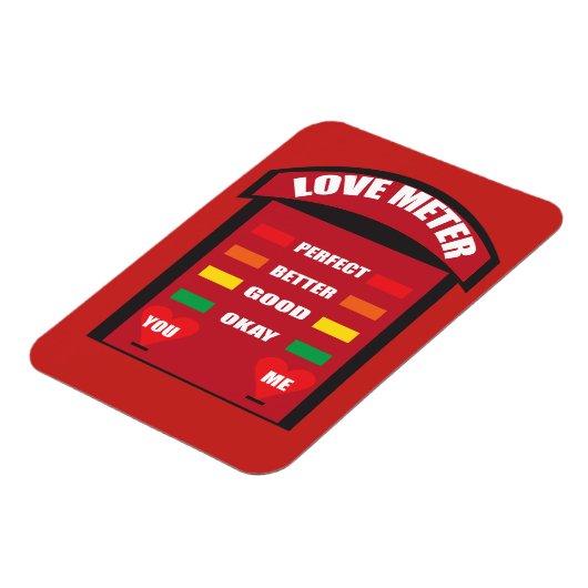 Magnet Flexible aimant "Love Meter" (Côté Gauche)