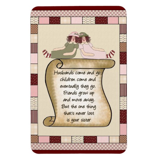 Magnet Flexible Aimant magnétique Prim Sisters (Vertical)