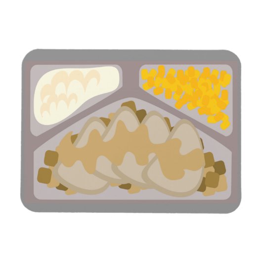 Magnet Flexible Aimant Méga Congelé Dîner (Horizontal)