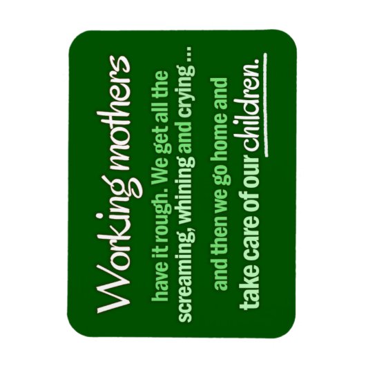 Magnet Flexible Aimant "Mères qui travaillent" (Vertical)